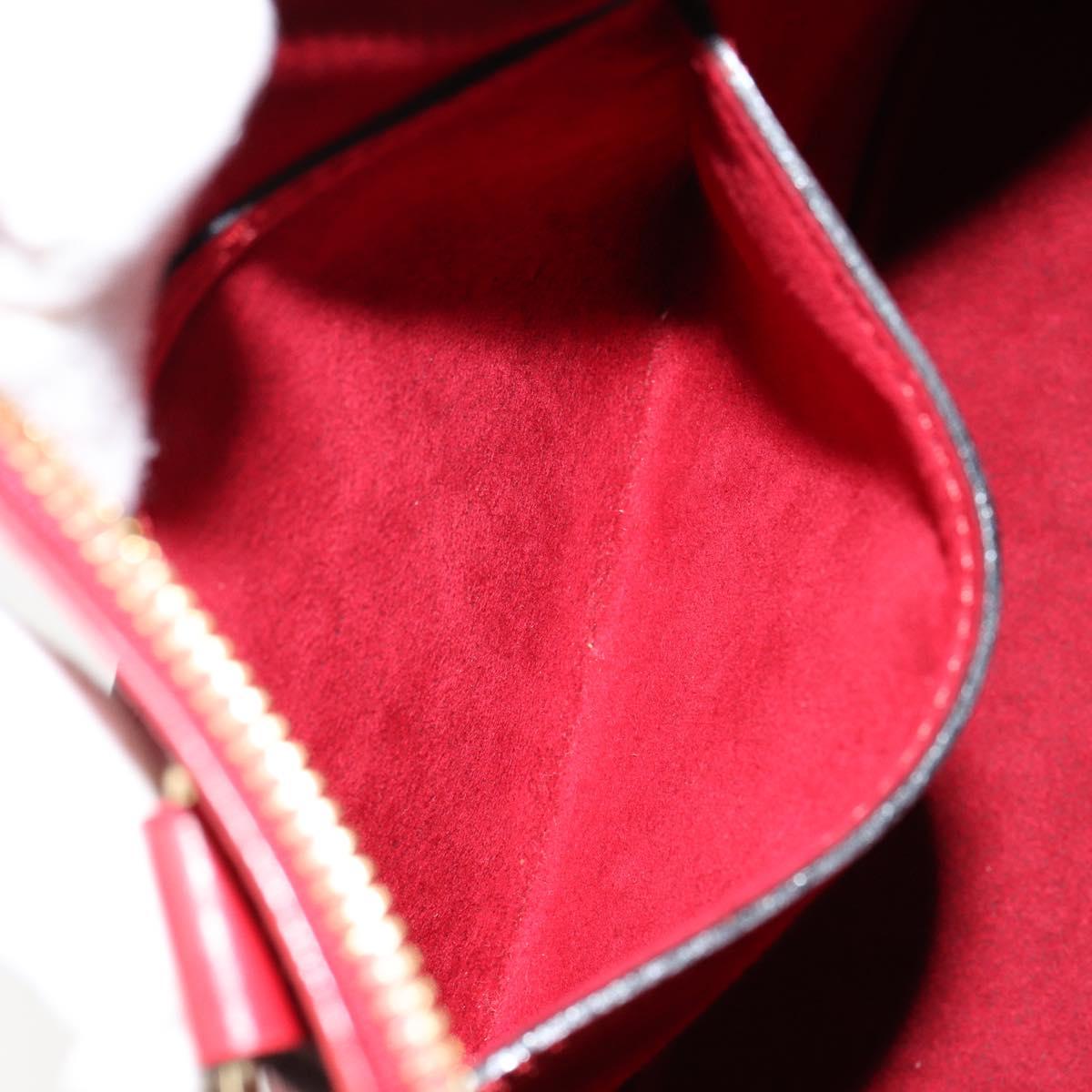 LOUIS VUITTON Epi Alma Hand Bag Castilian Red M52147 LV Auth 144152