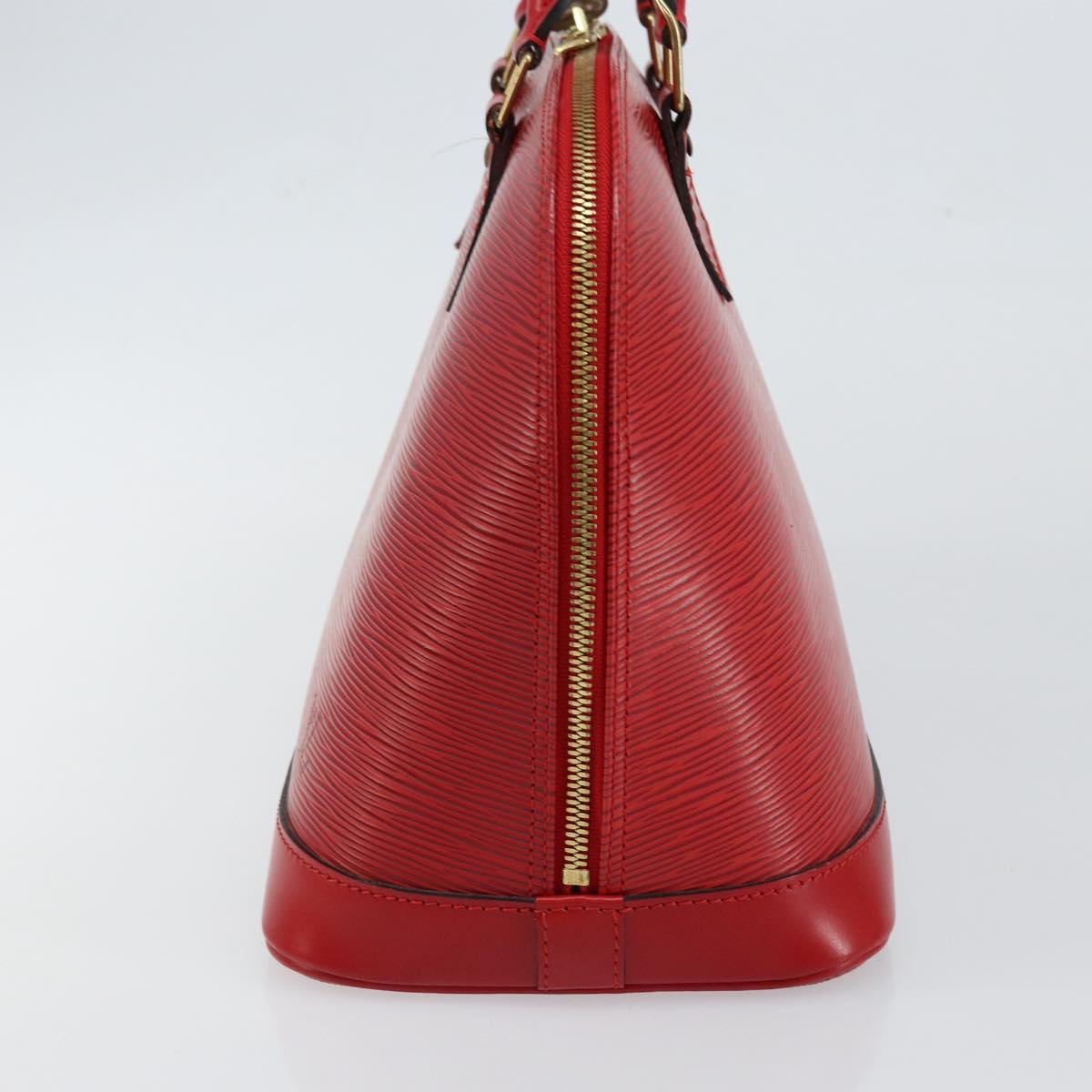 LOUIS VUITTON Epi Alma Hand Bag Castilian Red M52147 LV Auth 144152