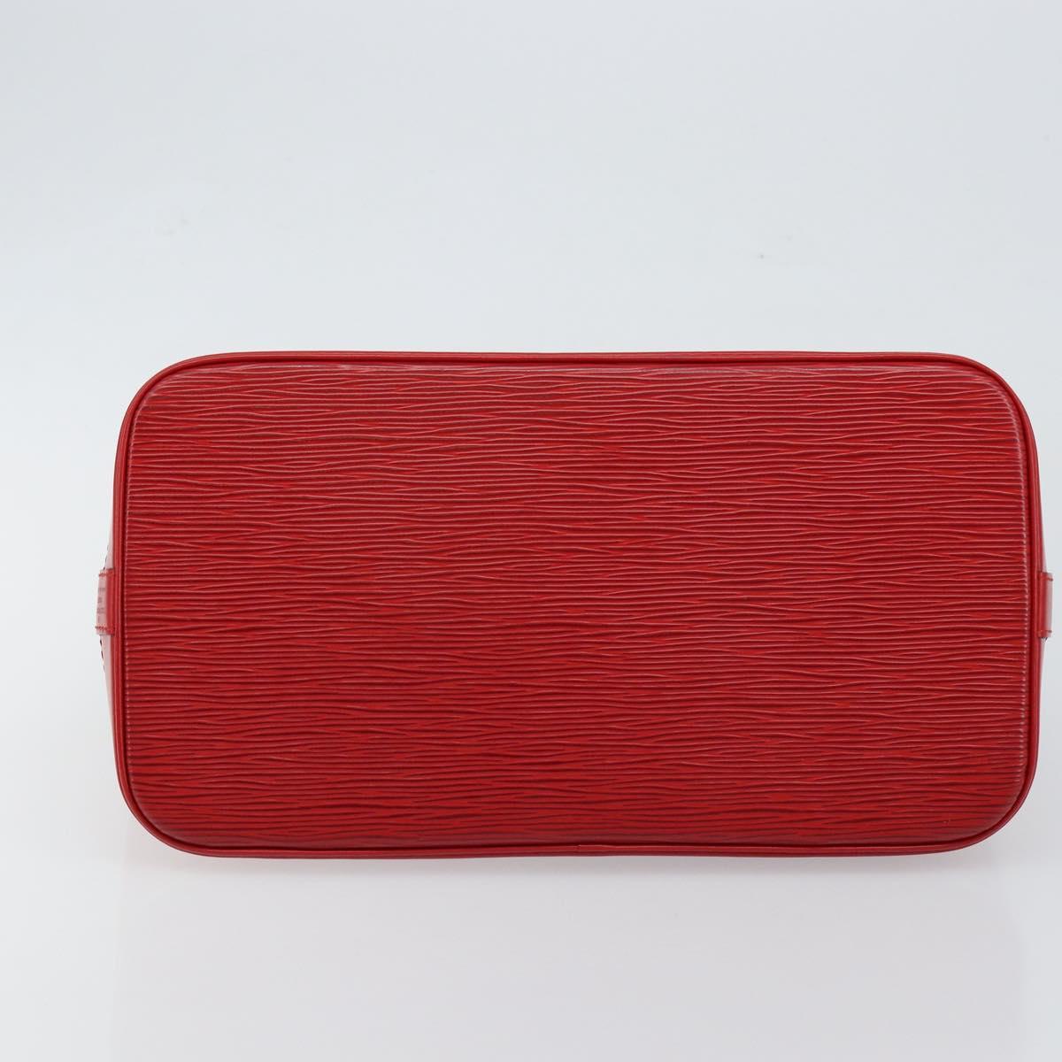 LOUIS VUITTON Epi Alma Hand Bag Castilian Red M52147 LV Auth 144152