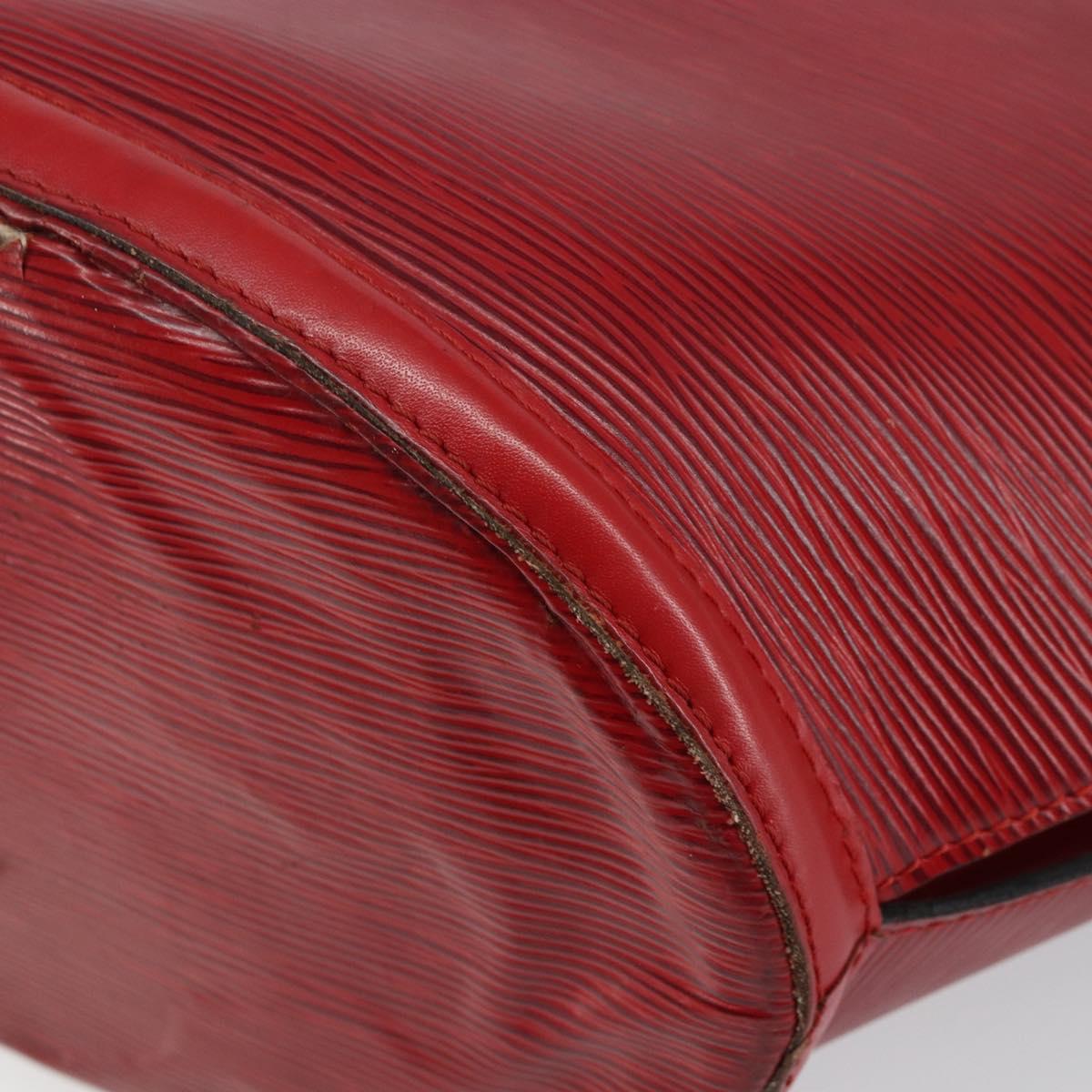 LOUIS VUITTON Epi Saint Jacques Shopping Shoulder Bag Red M52277 LV Auth 144153