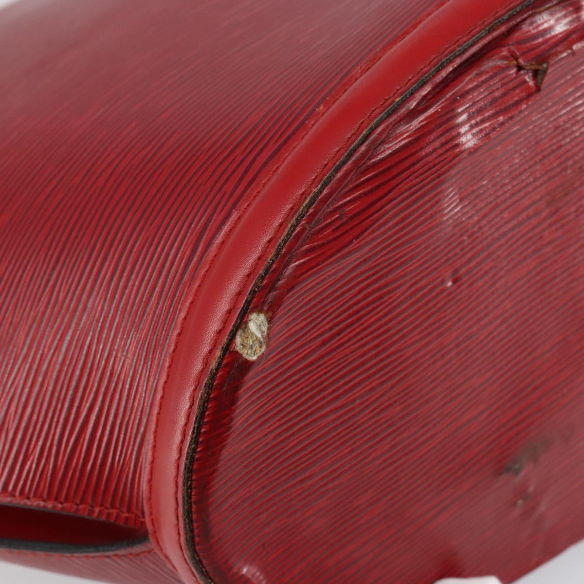 LOUIS VUITTON Epi Saint Jacques Shopping Shoulder Bag Red M52277 LV Auth 144153