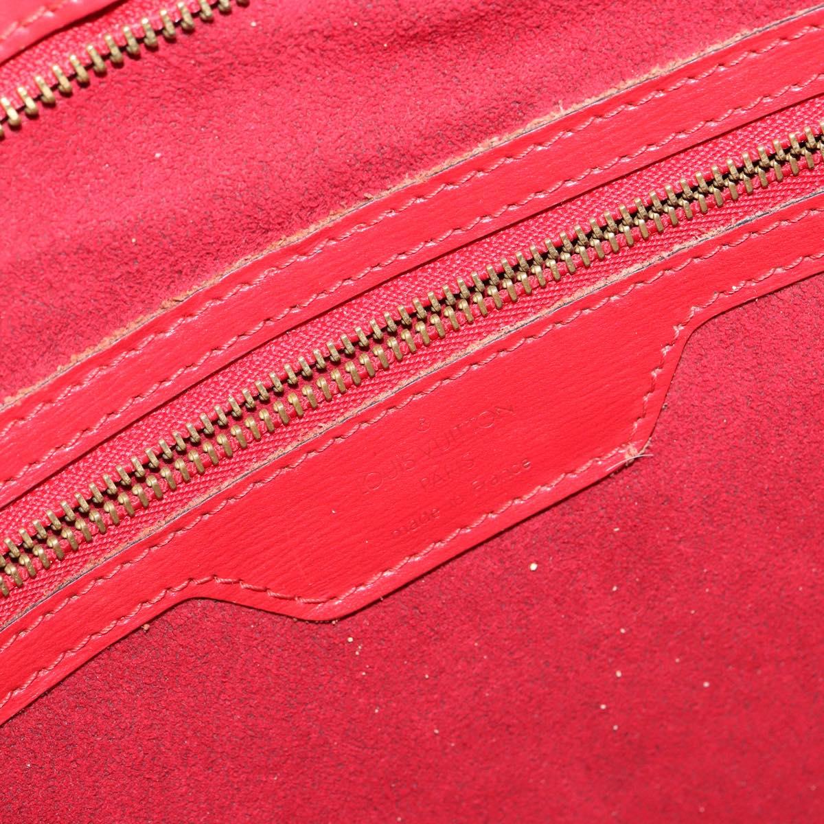 LOUIS VUITTON Epi Saint Jacques Shopping Shoulder Bag Red M52277 LV Auth 144153