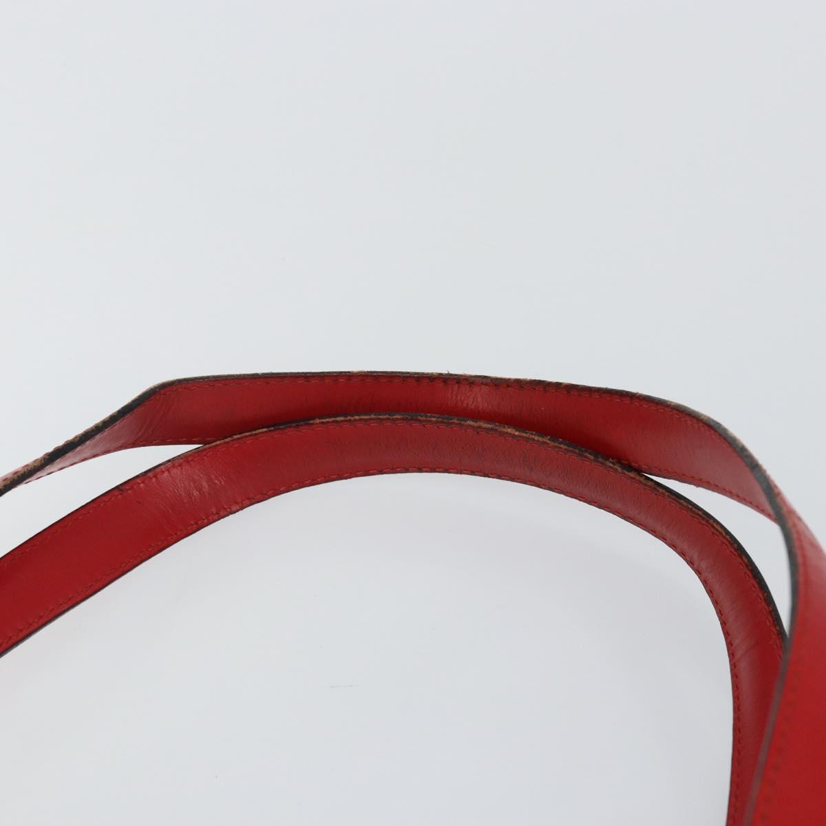 LOUIS VUITTON Epi Saint Jacques Shopping Shoulder Bag Red M52277 LV Auth 144153