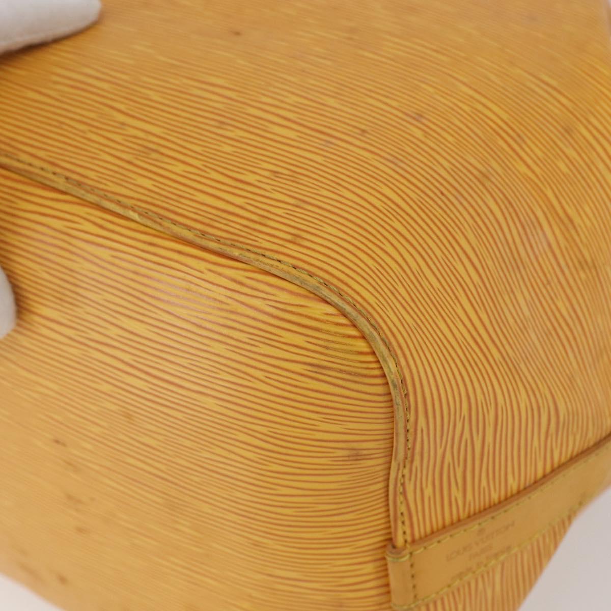 LOUIS VUITTON Epi Petit Noe Shoulder Bag Yellow M44109 LV Auth 144154