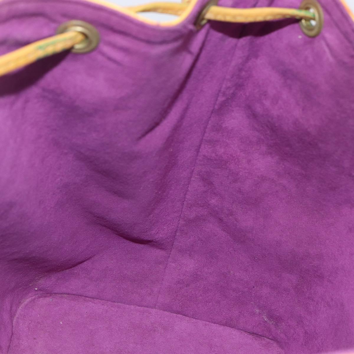 LOUIS VUITTON Epi Petit Noe Shoulder Bag Yellow M44109 LV Auth 144154