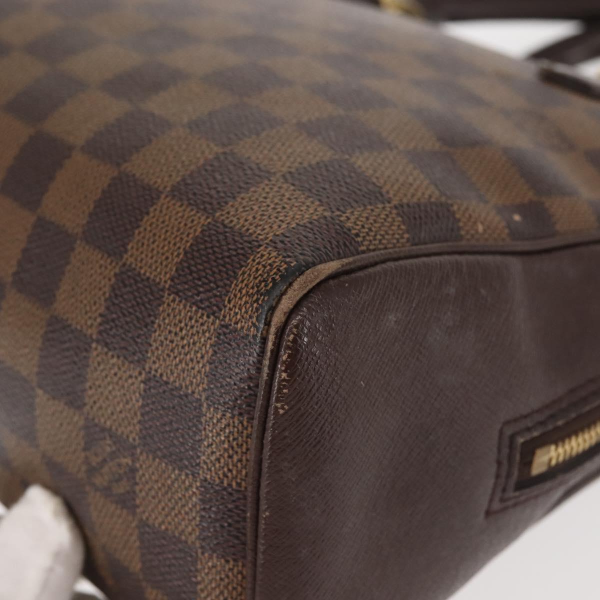 LOUIS VUITTON Damier Ebene Brera Hand Bag N51150 LV Auth 144157