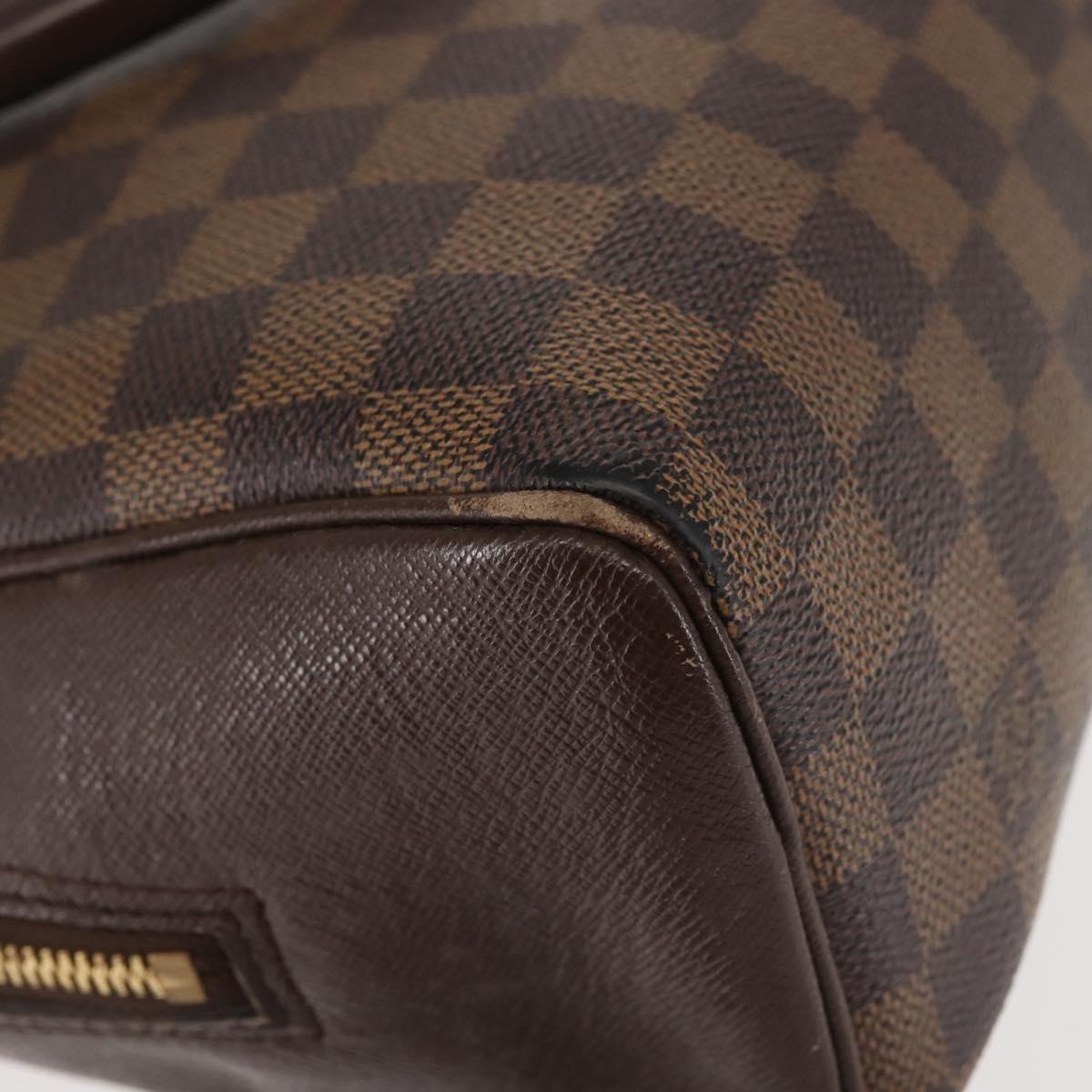 LOUIS VUITTON Damier Ebene Brera Hand Bag N51150 LV Auth 144157