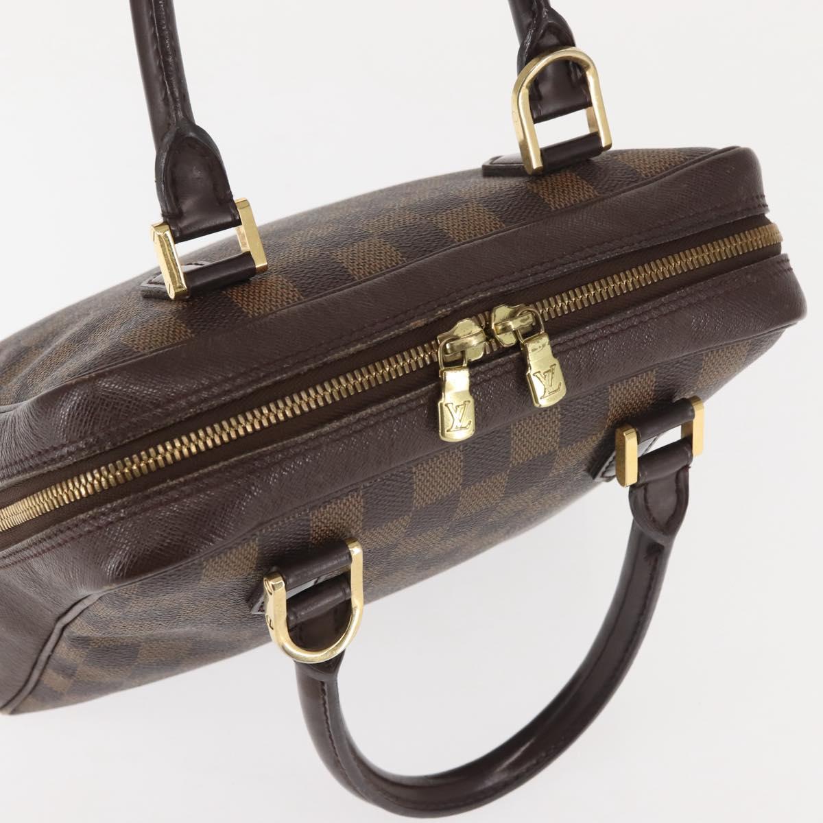 LOUIS VUITTON Damier Ebene Brera Hand Bag N51150 LV Auth 144157