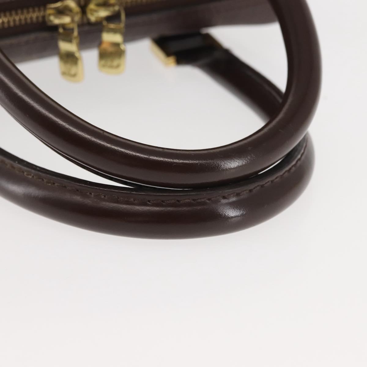 LOUIS VUITTON Damier Ebene Brera Hand Bag N51150 LV Auth 144157