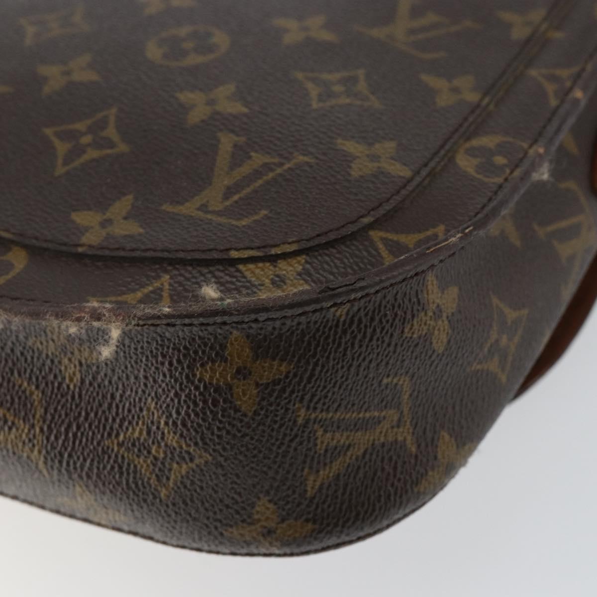 LOUIS VUITTON Monogram Saint Cloud GM Shoulder Bag M51242 LV Auth 144160