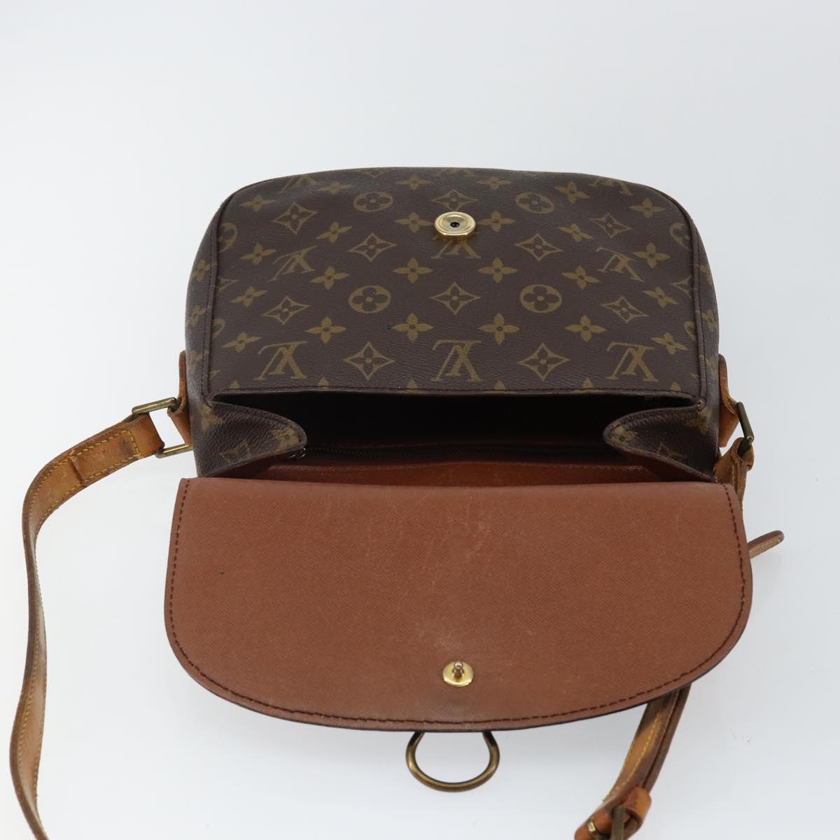 LOUIS VUITTON Monogram Saint Cloud GM Shoulder Bag M51242 LV Auth 144160