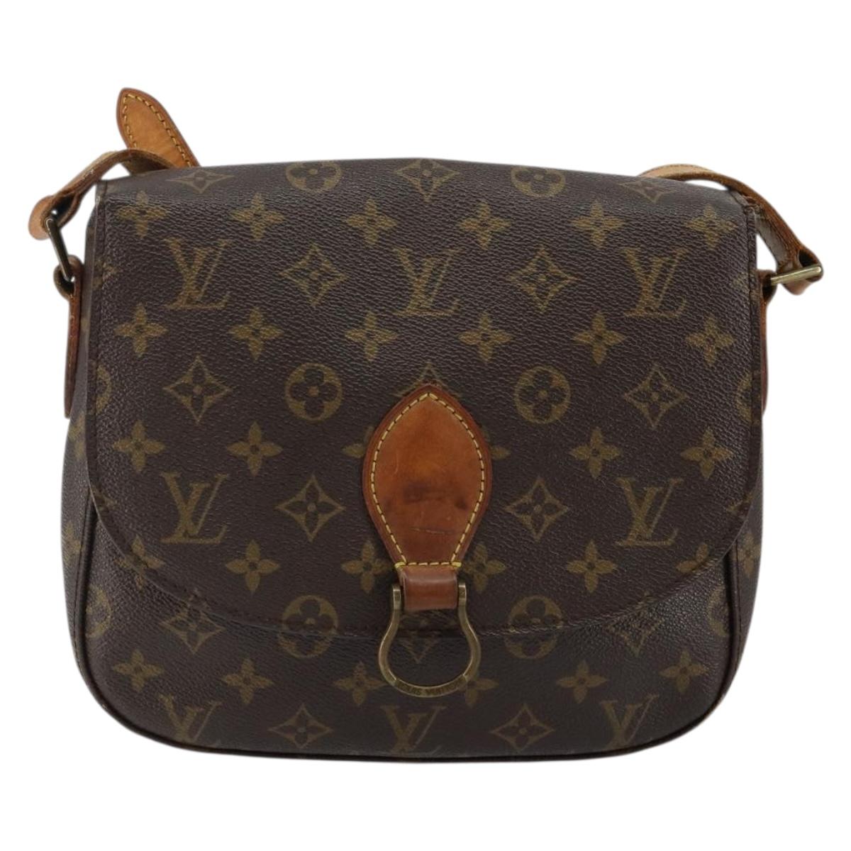LOUIS VUITTON Monogram Saint Cloud GM Shoulder Bag M51242 LV Auth 144160