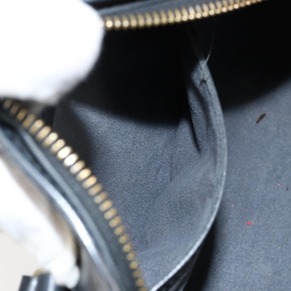 LOUIS VUITTON Epi Soufflot Hand Bag Black M52222 LV Auth 144169