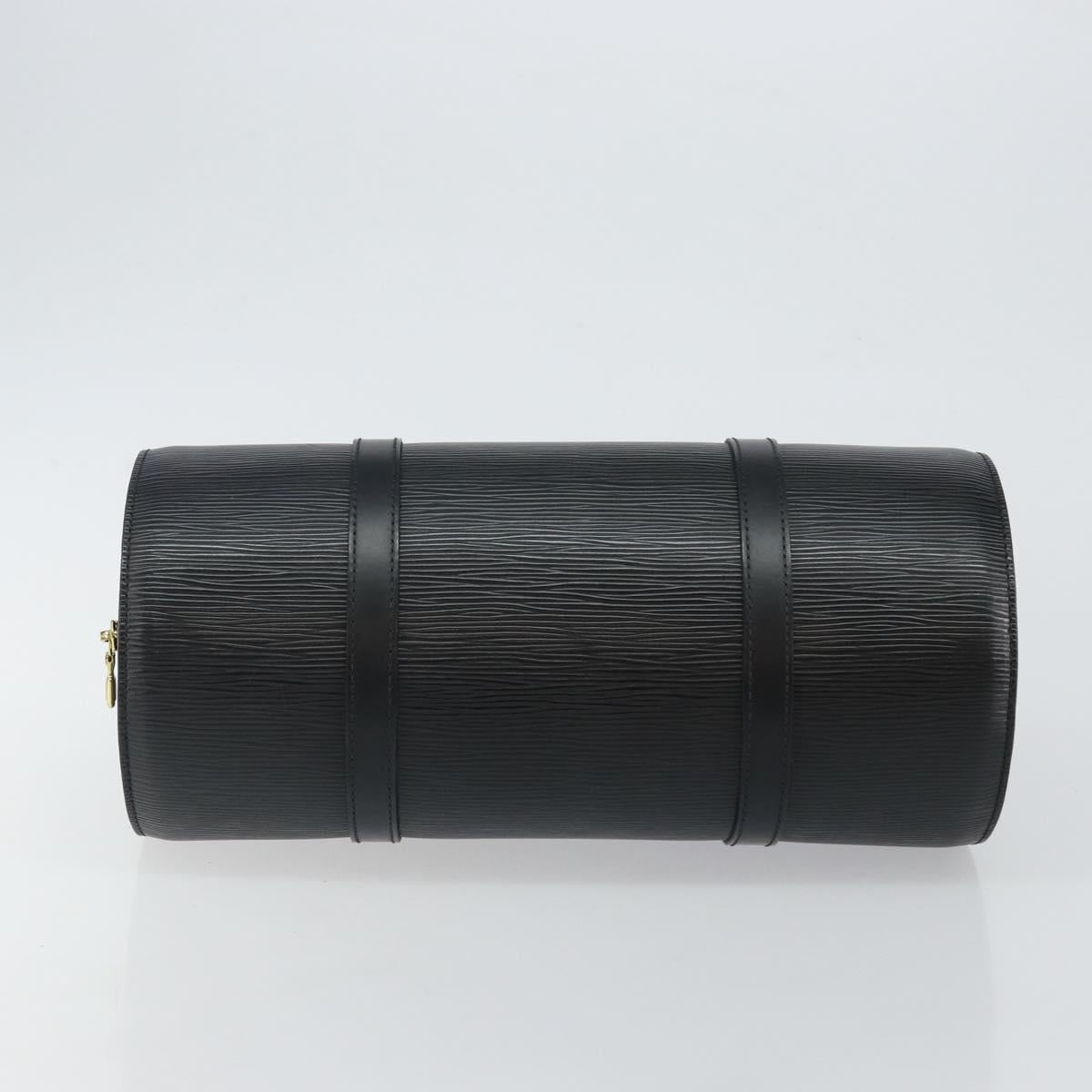 LOUIS VUITTON Epi Soufflot Hand Bag Black M52222 LV Auth 144169