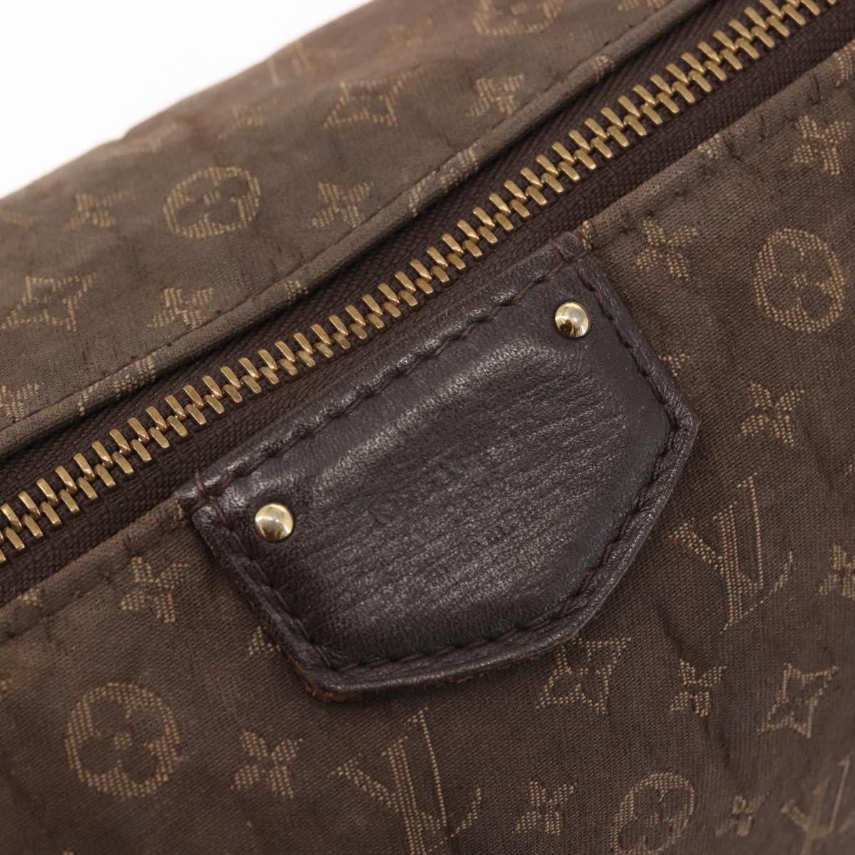 LOUIS VUITTON Monogram Idylle Ballad PM Tote Bag Dark Brown M40573 Auth 144172