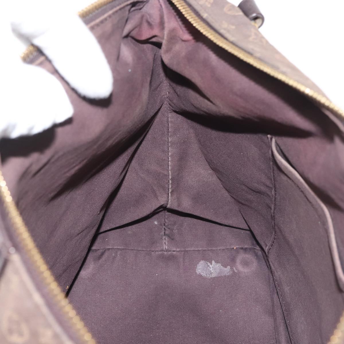 LOUIS VUITTON Monogram Idylle Ballad PM Tote Bag Dark Brown M40573 Auth 144172