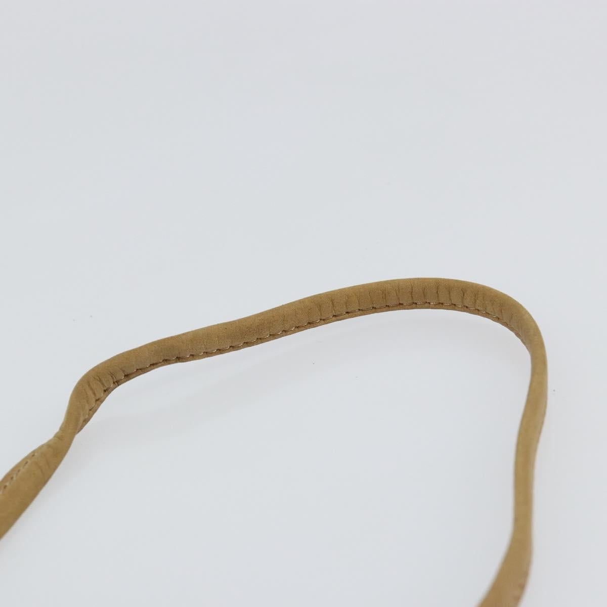 Christian Dior Honeycomb Canvas Shoulder Bag PVC Beige Auth 144185