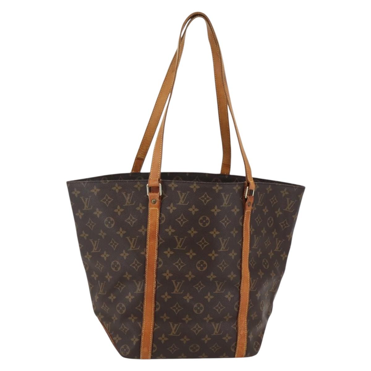 LOUIS VUITTON Monogram Sac Shopping Tote Bag M51108 LV Auth 144190