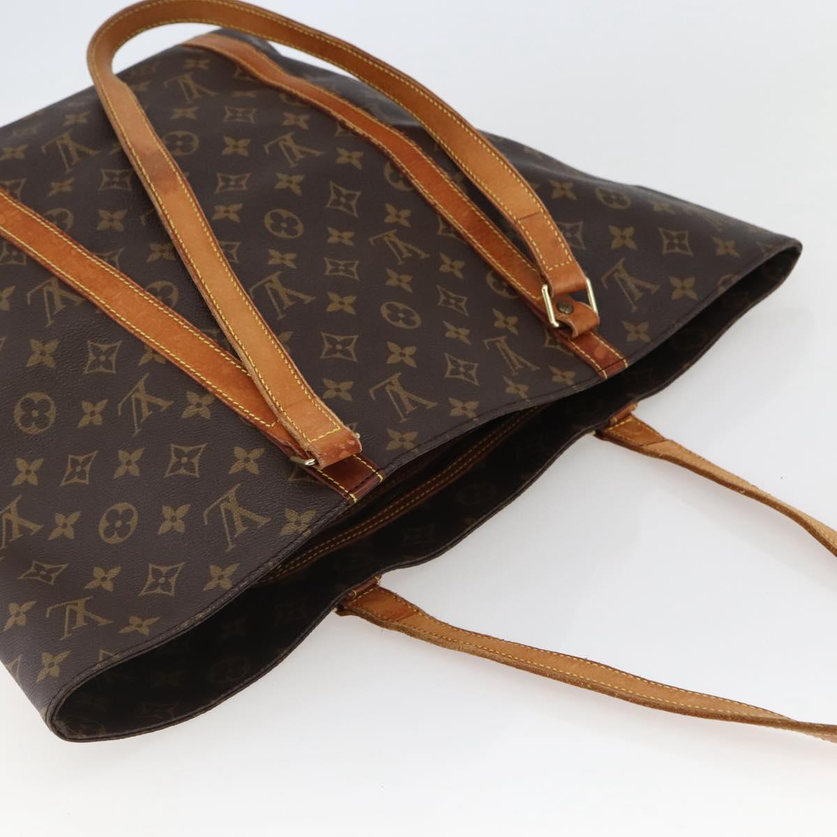 LOUIS VUITTON Monogram Sac Shopping Tote Bag M51108 LV Auth 144190