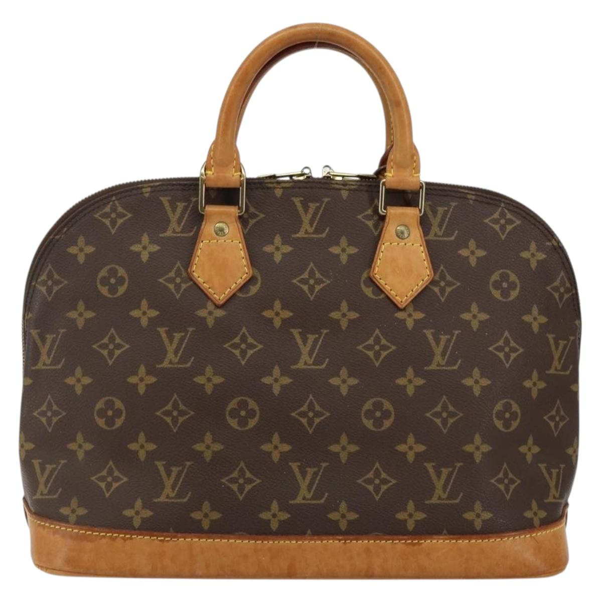 LOUIS VUITTON Monogram Alma Hand Bag M51130 LV Auth 144200