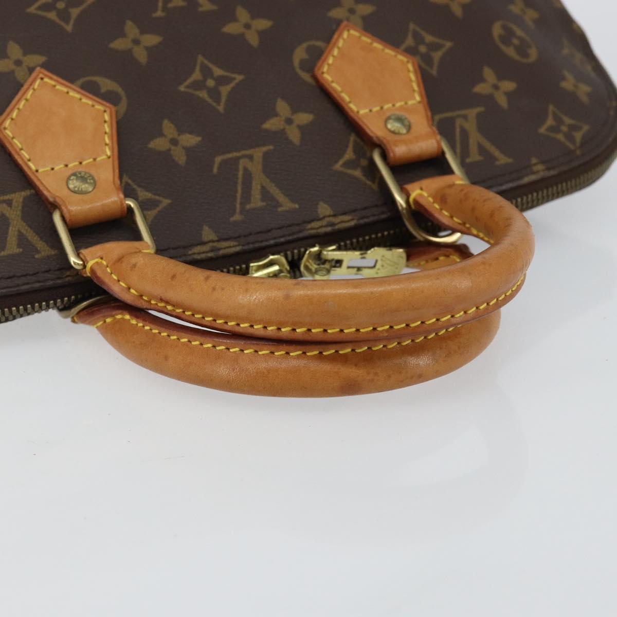 LOUIS VUITTON Monogram Alma Hand Bag M51130 LV Auth 144200