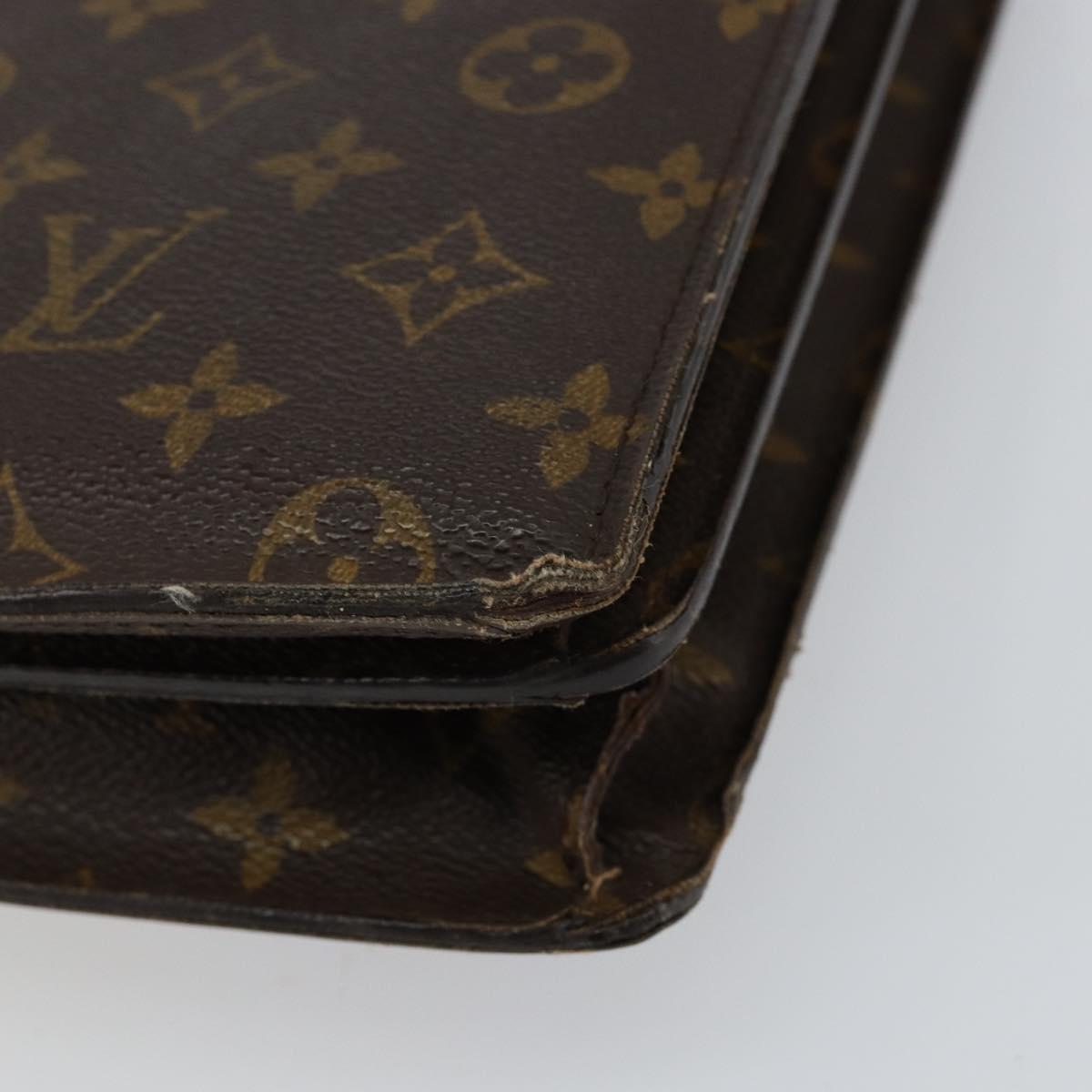 LOUIS VUITTON Monogram Serviette Conseiller Briefcase M53331 LV Auth 144202