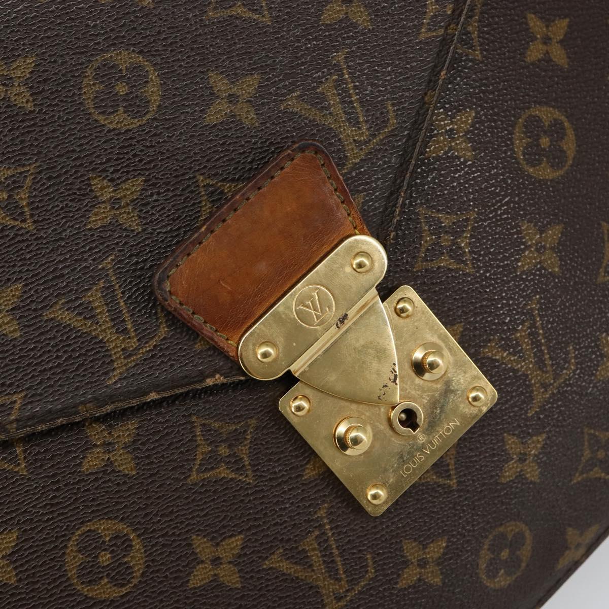 LOUIS VUITTON Monogram Serviette Conseiller Briefcase M53331 LV Auth 144202