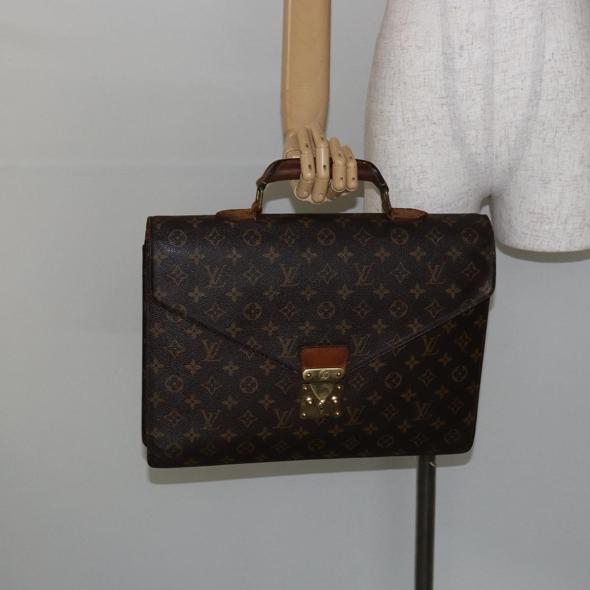 LOUIS VUITTON Monogram Serviette Conseiller Briefcase M53331 LV Auth 144202