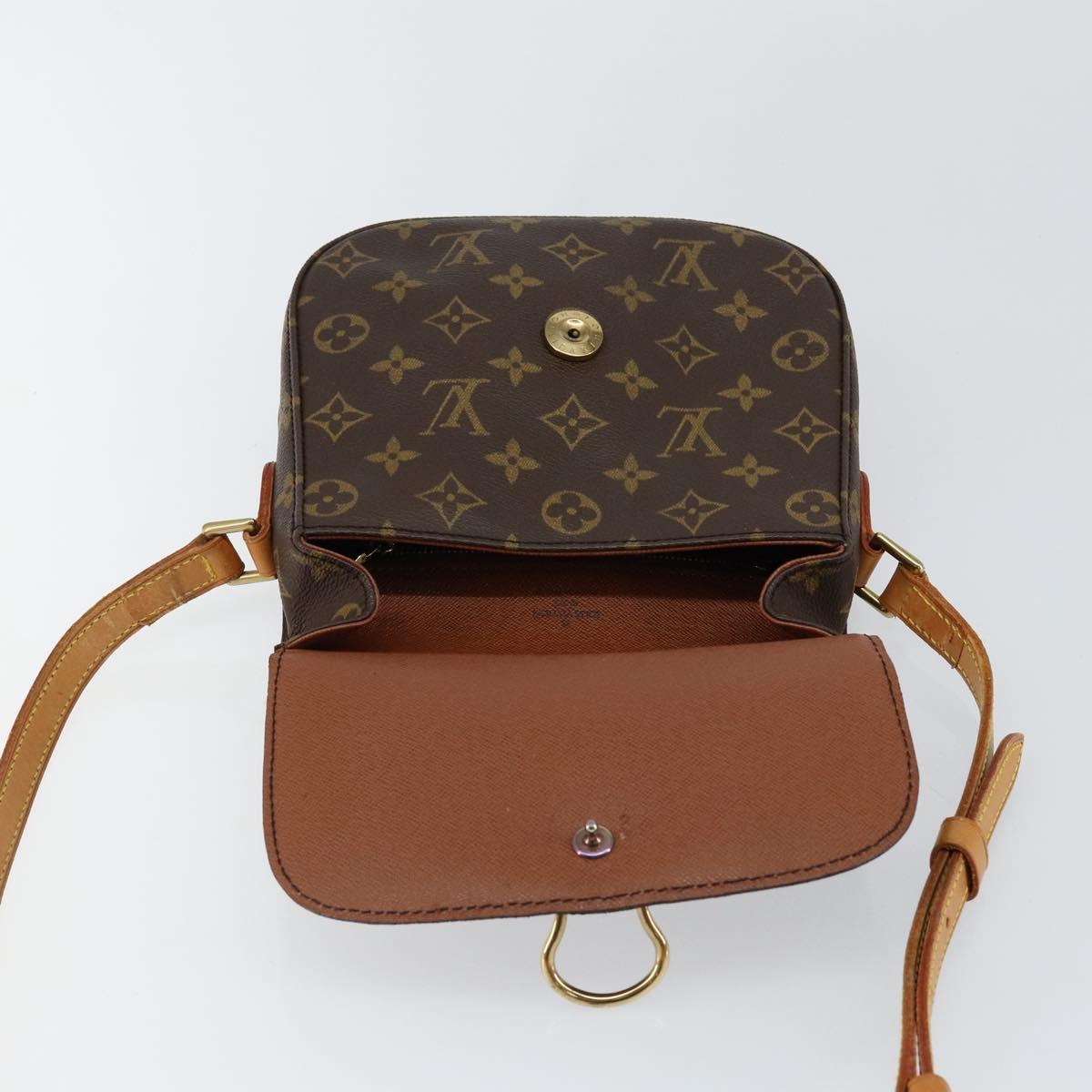 LOUIS VUITTON Monogram Saint Cloud MM Shoulder Bag M51243 LV Auth 144235