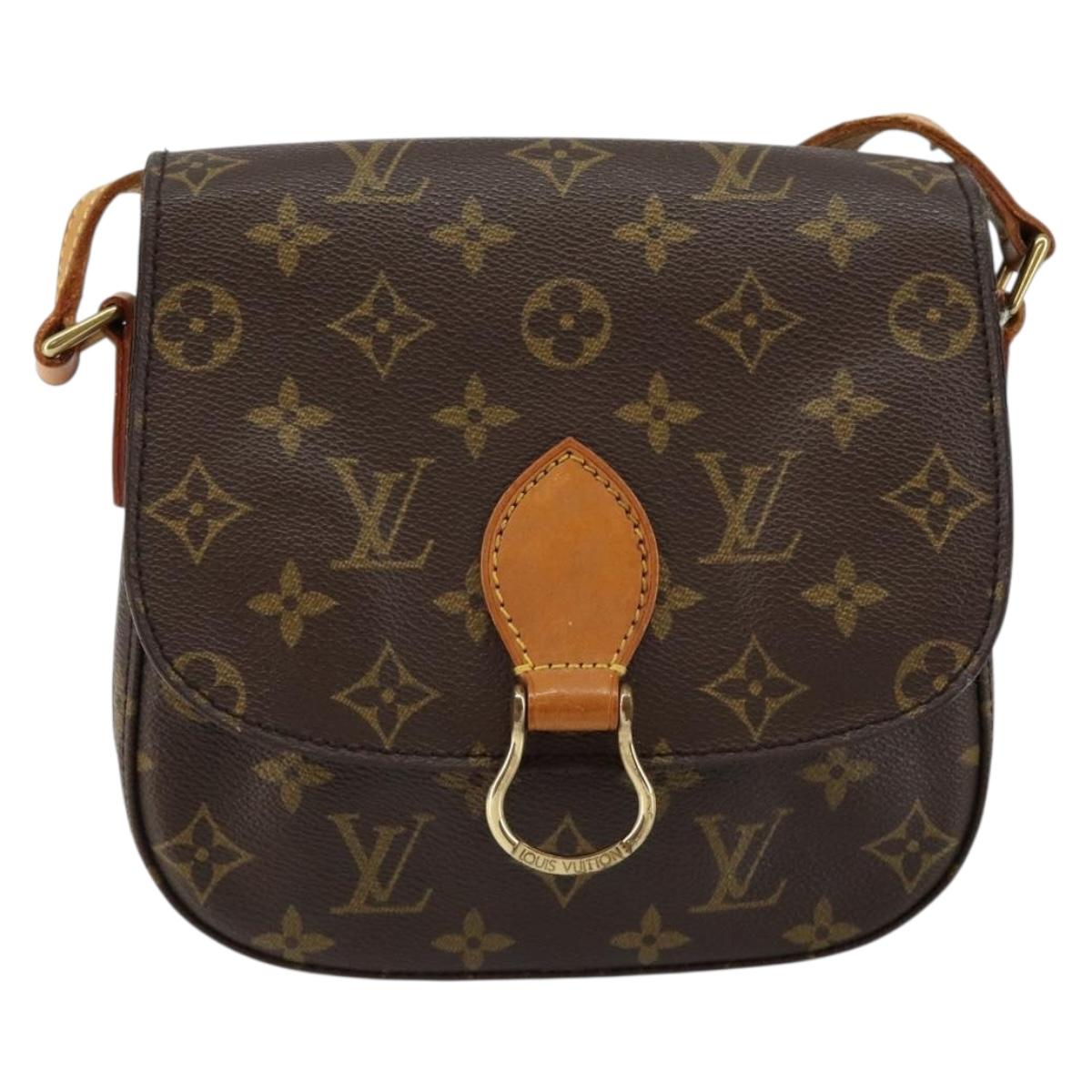 LOUIS VUITTON Monogram Saint Cloud MM Shoulder Bag M51243 LV Auth 144235