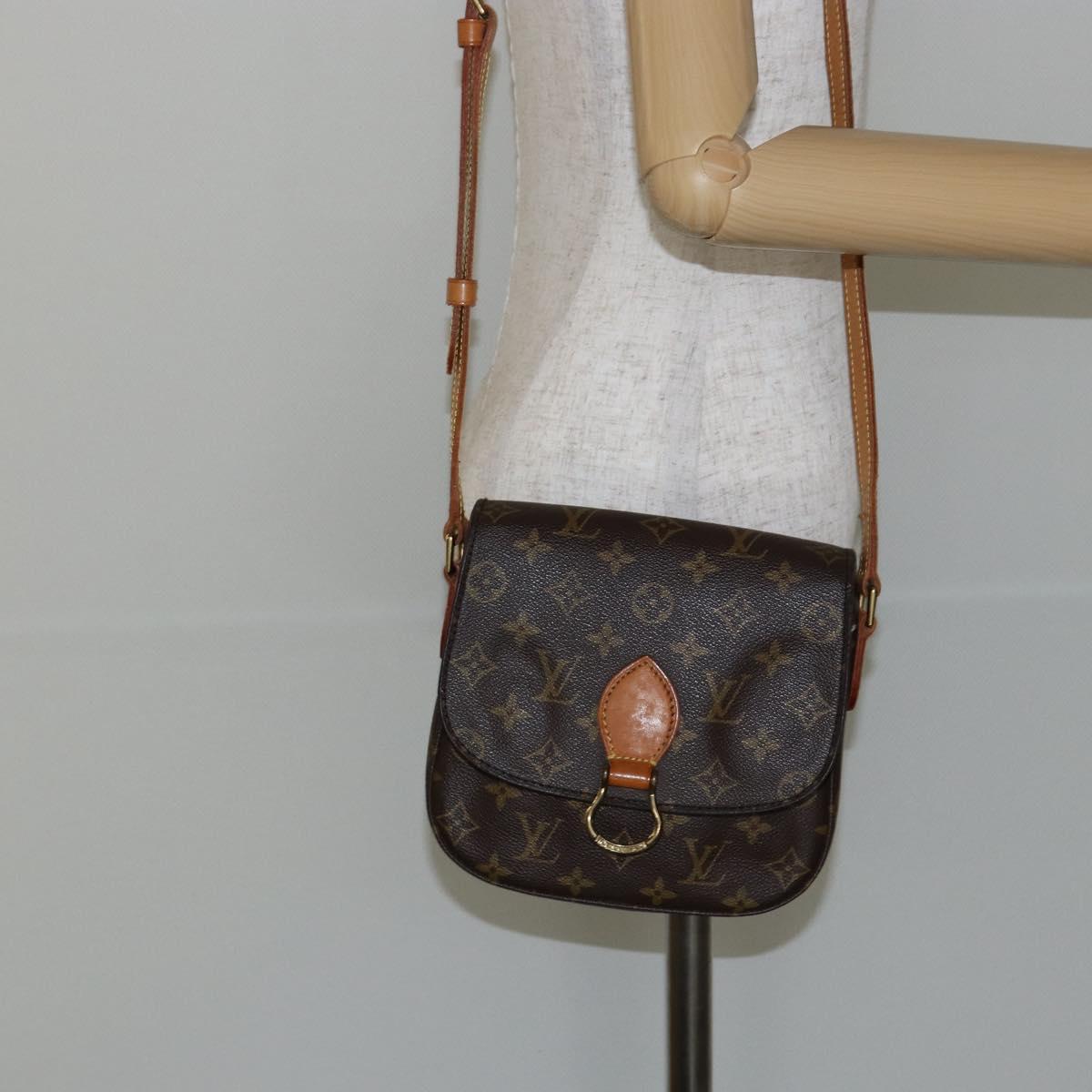 LOUIS VUITTON Monogram Saint Cloud MM Shoulder Bag M51243 LV Auth 144235