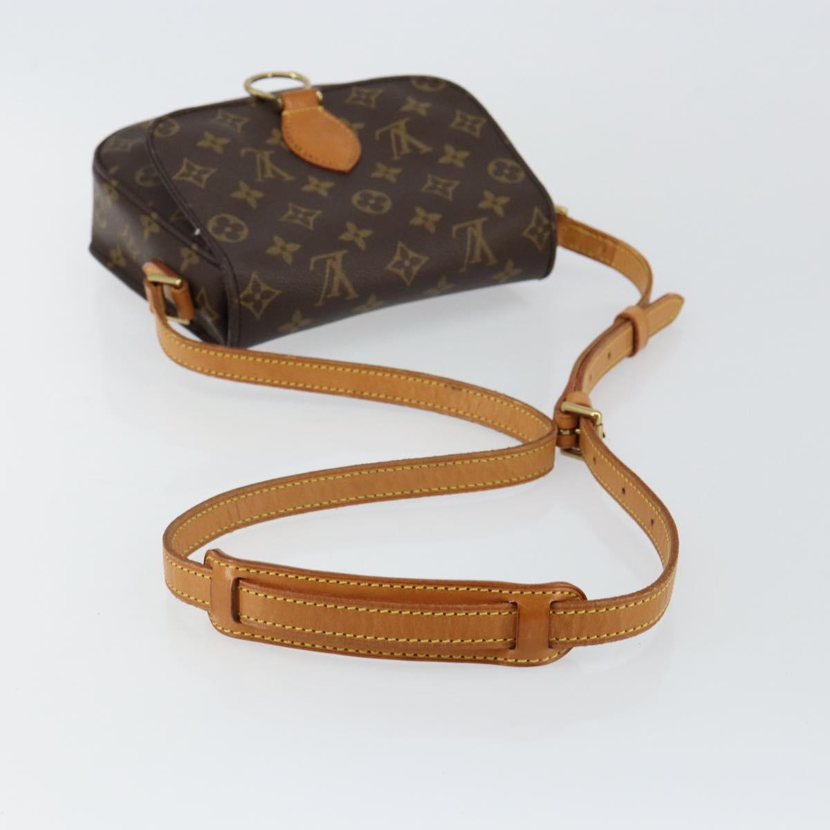 LOUIS VUITTON Monogram Saint Cloud MM Shoulder Bag M51243 LV Auth 144235