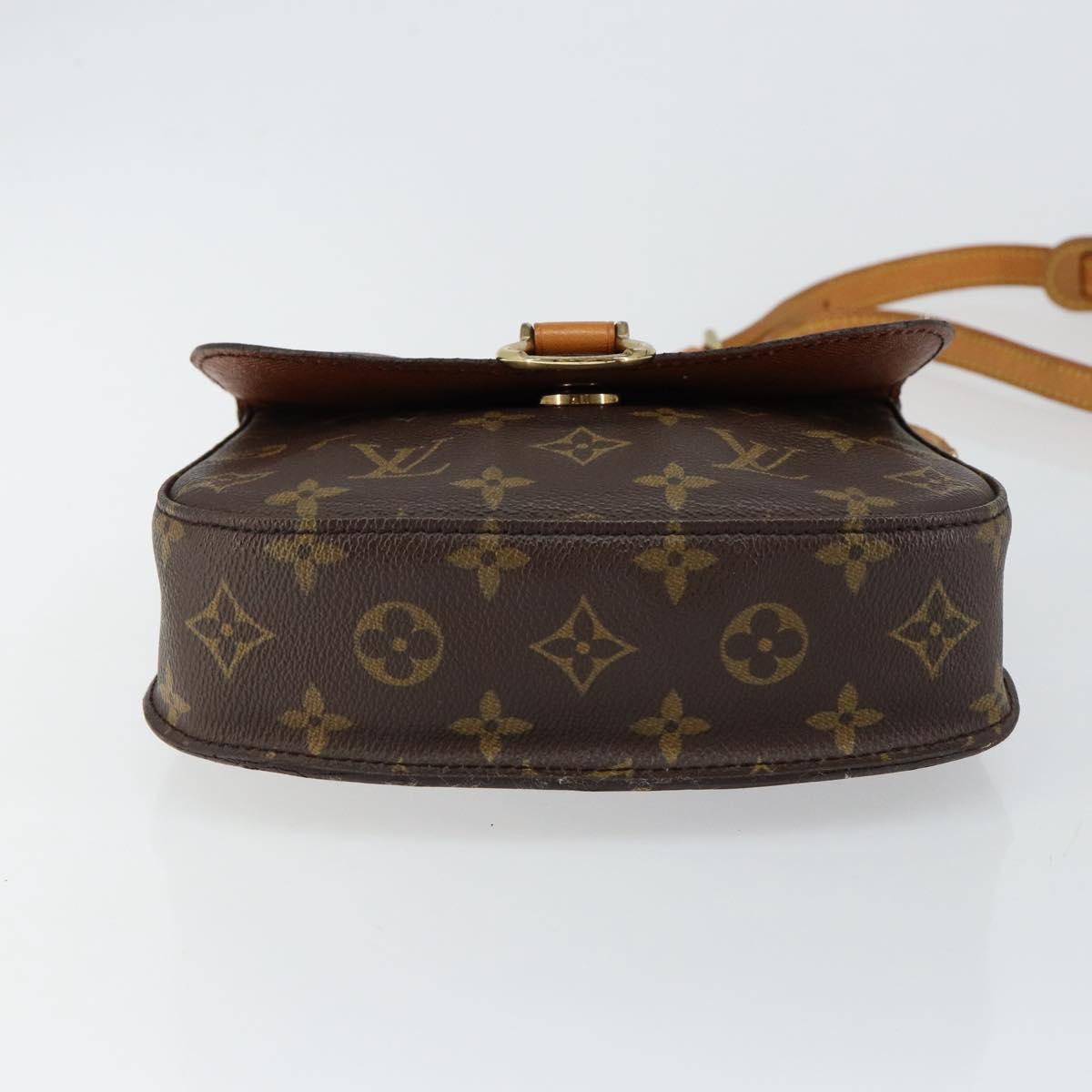 LOUIS VUITTON Monogram Saint Cloud MM Shoulder Bag M51243 LV Auth 144235