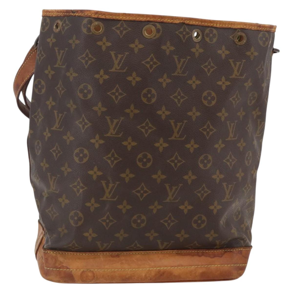 LOUIS VUITTON Monogram Noe Shoulder Bag M42224 LV Auth 144238