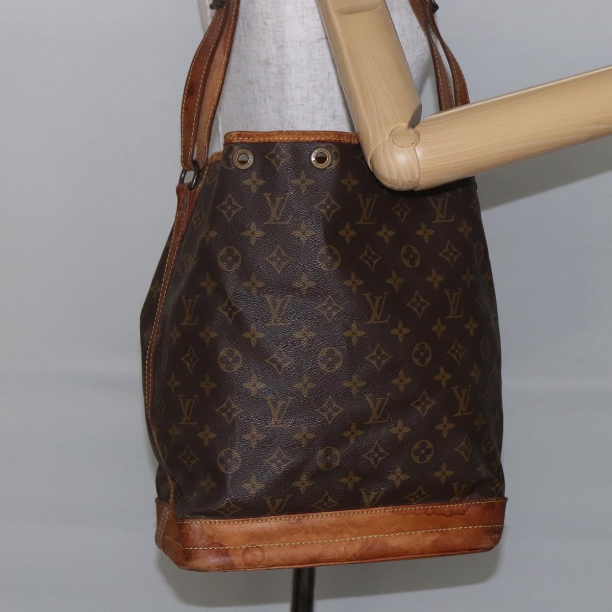 LOUIS VUITTON Monogram Noe Shoulder Bag M42224 LV Auth 144238