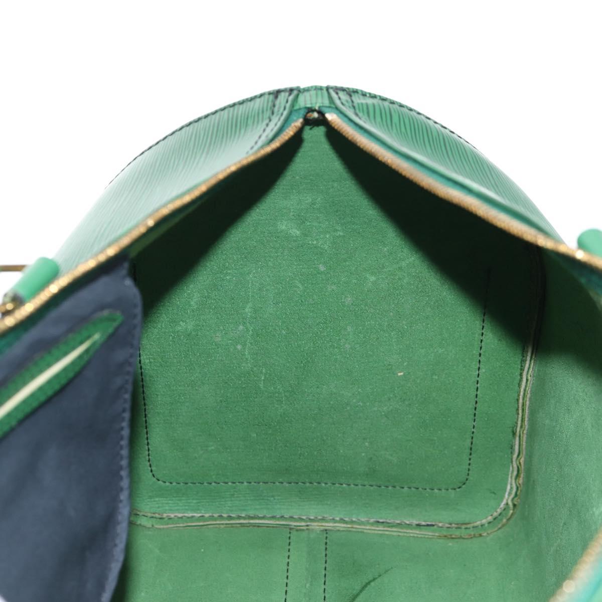 LOUIS VUITTON Epi Speedy 40 Hand Bag Green M42984 LV Auth 144244A