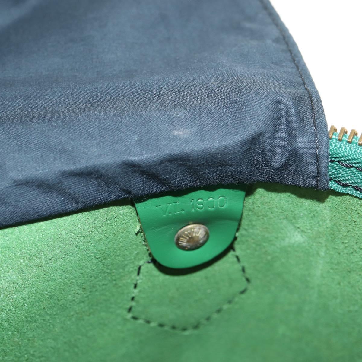 LOUIS VUITTON Epi Speedy 40 Hand Bag Green M42984 LV Auth 144244A