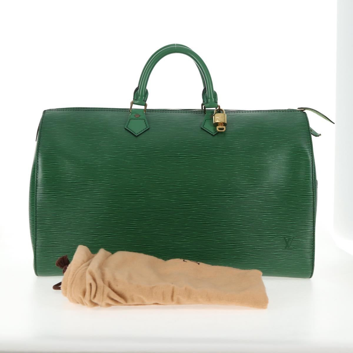 LOUIS VUITTON Epi Speedy 40 Hand Bag Green M42984 LV Auth 144244A