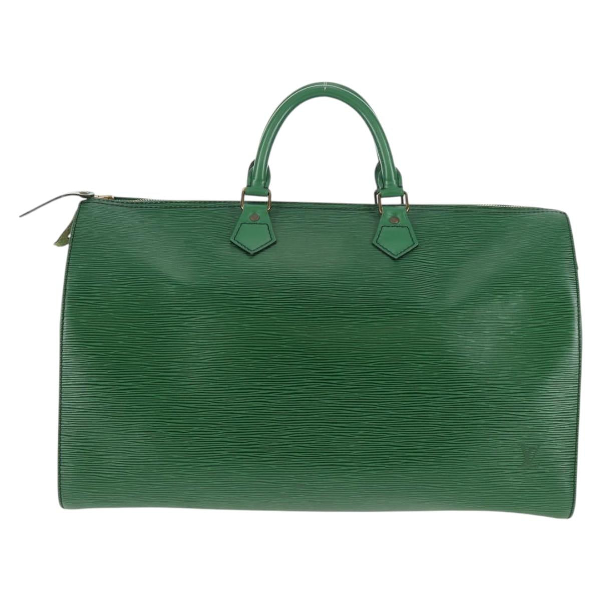 LOUIS VUITTON Epi Speedy 40 Hand Bag Green M42984 LV Auth 144244A