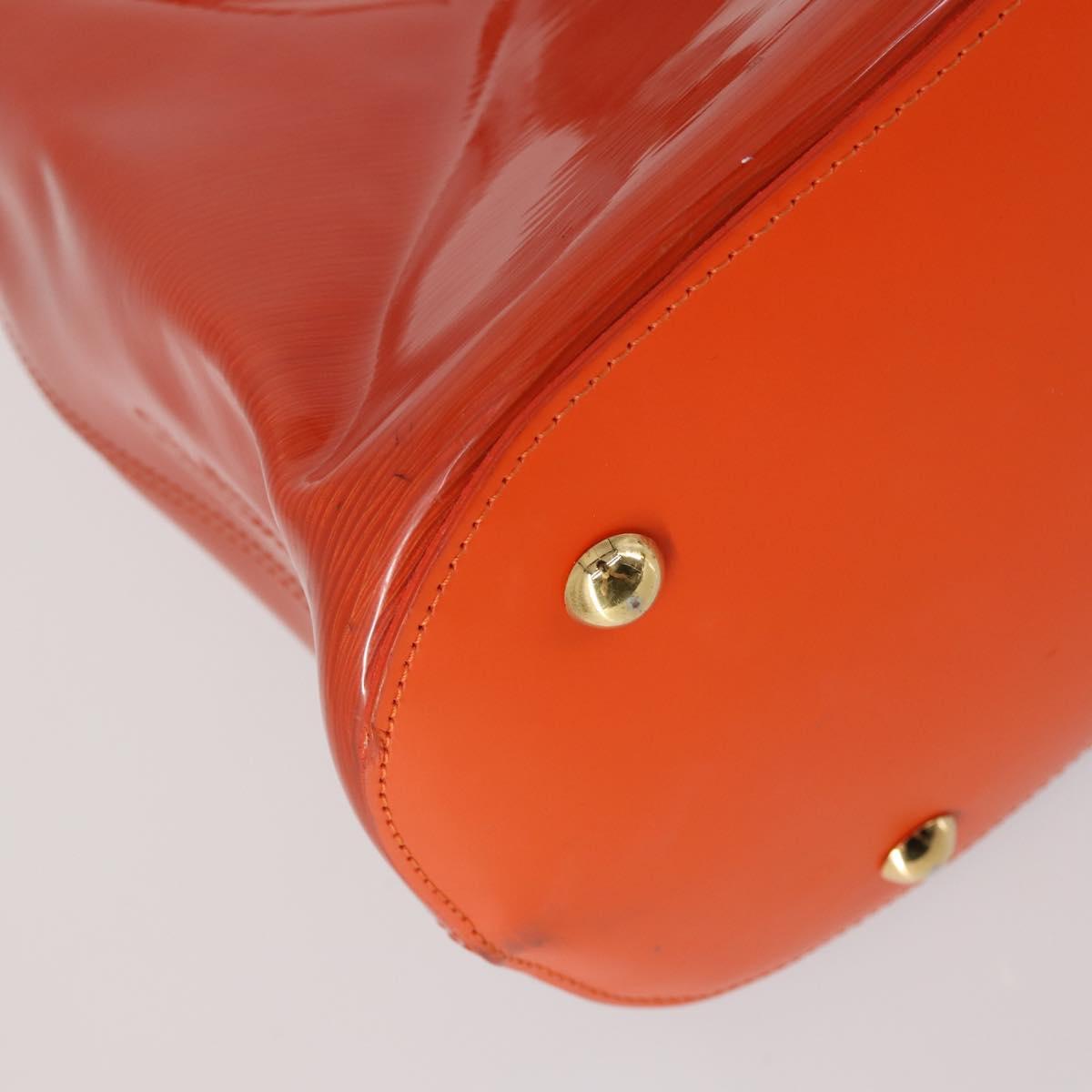 LOUIS VUITTON Epi Plage Lagoon Bay Hand Bag Orange M92264 LV Auth 144245