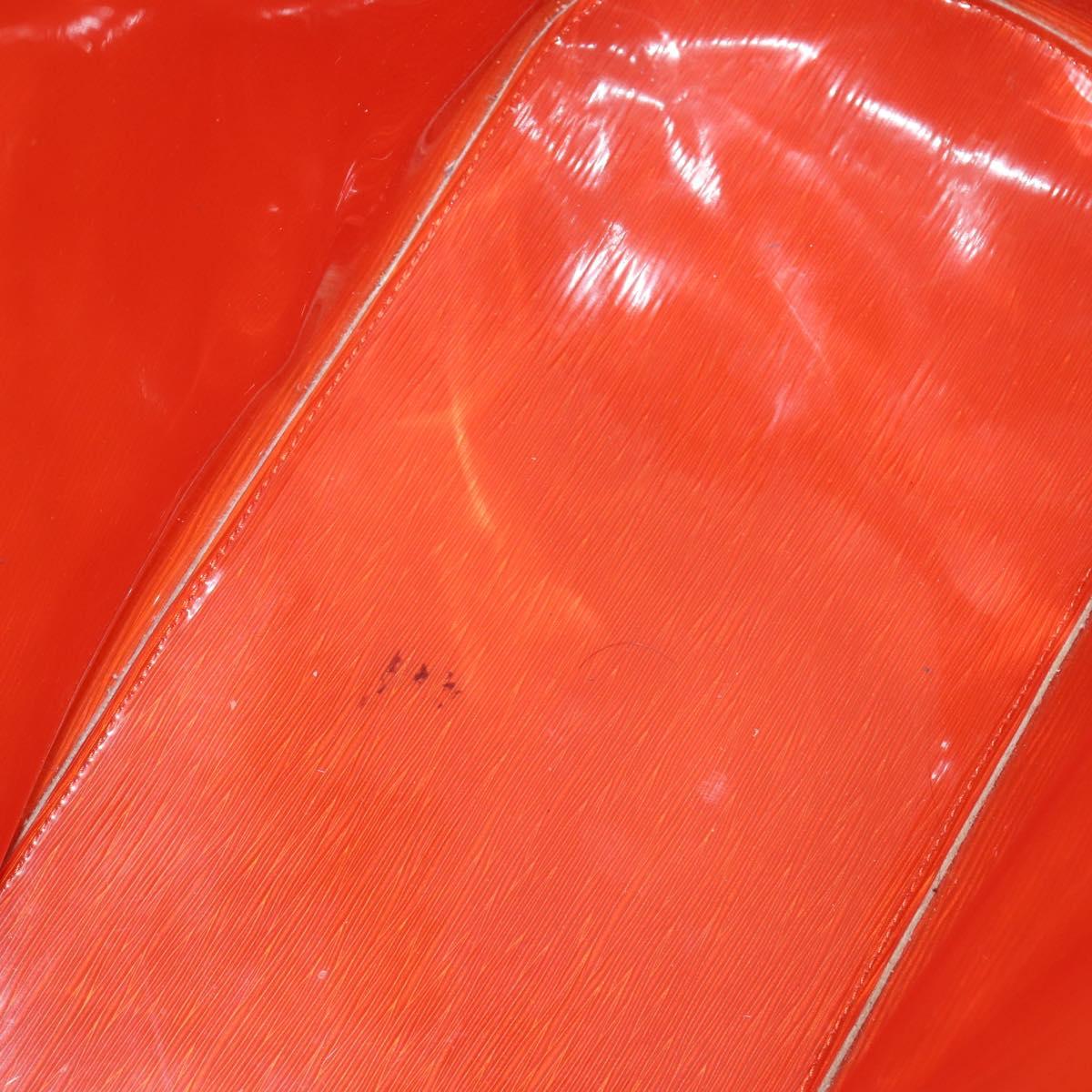 LOUIS VUITTON Epi Plage Lagoon Bay Hand Bag Orange M92264 LV Auth 144245