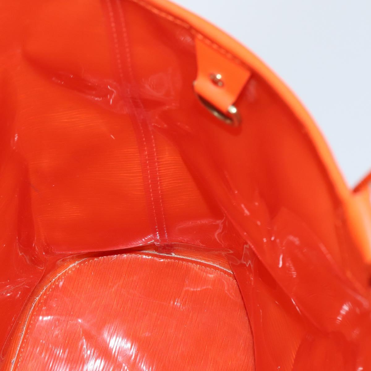 LOUIS VUITTON Epi Plage Lagoon Bay Hand Bag Orange M92264 LV Auth 144245