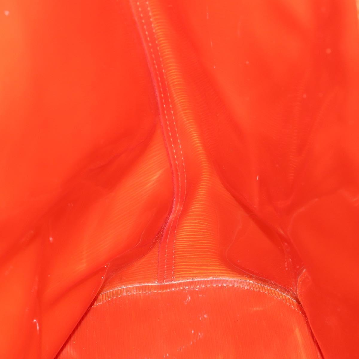 LOUIS VUITTON Epi Plage Lagoon Bay Hand Bag Orange M92264 LV Auth 144245