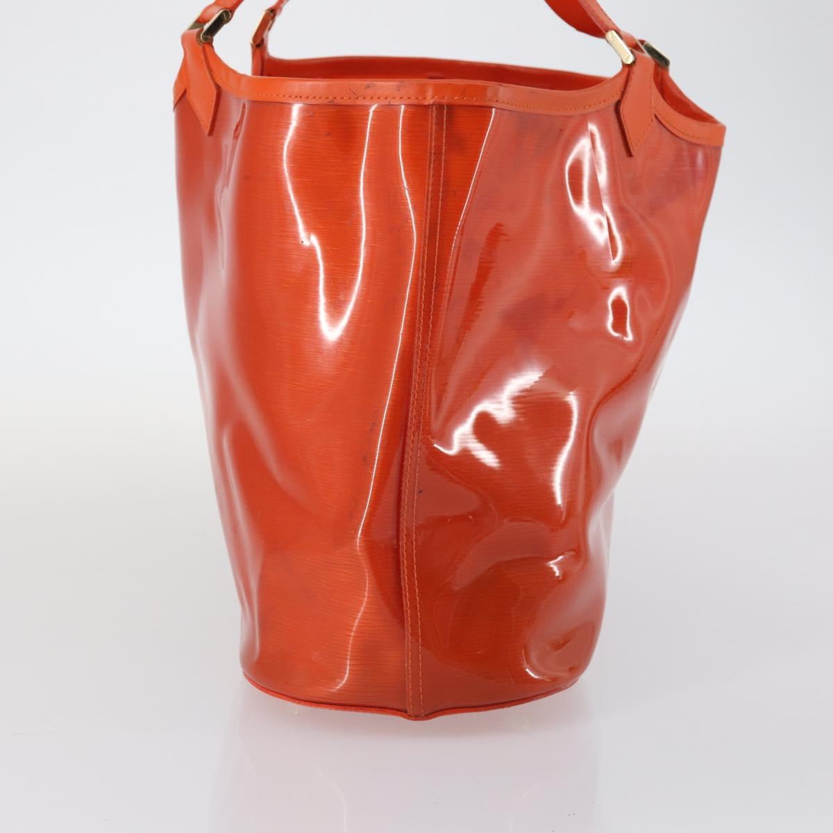 LOUIS VUITTON Epi Plage Lagoon Bay Hand Bag Orange M92264 LV Auth 144245