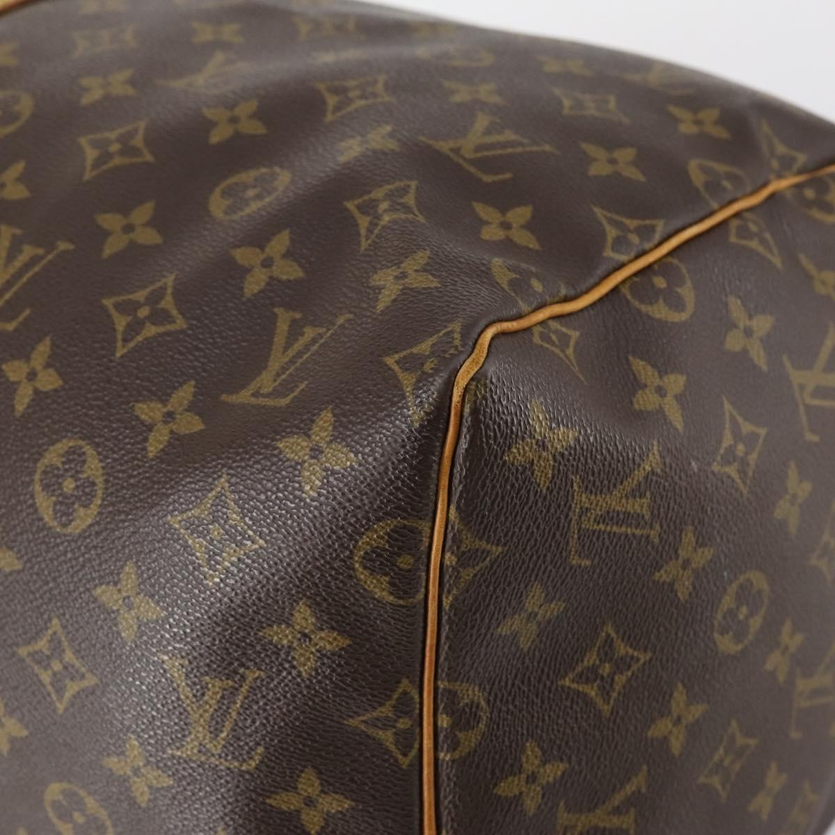 LOUIS VUITTON Monogram Keepall 55 Boston Bag M41424 LV Auth 144262