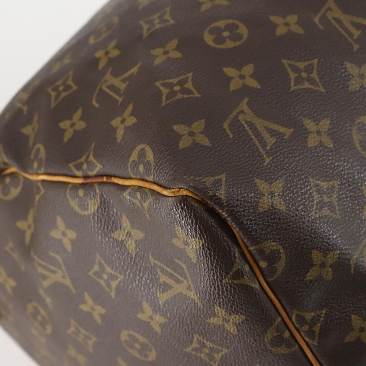 LOUIS VUITTON Monogram Keepall 55 Boston Bag M41424 LV Auth 144262