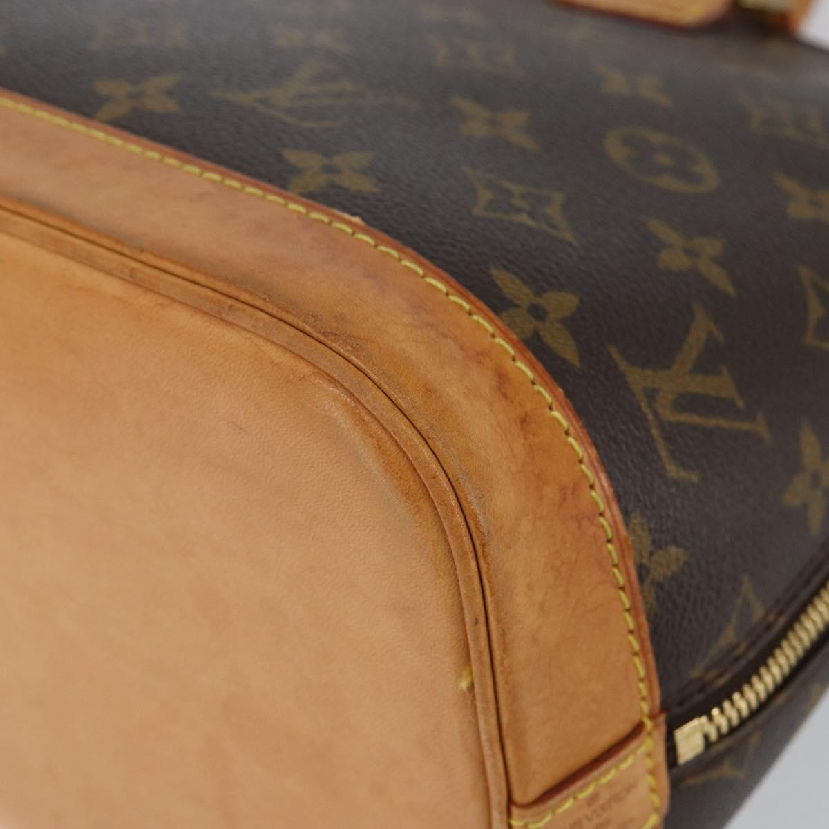 LOUIS VUITTON Monogram Alma Hand Bag M51130 LV Auth 144266