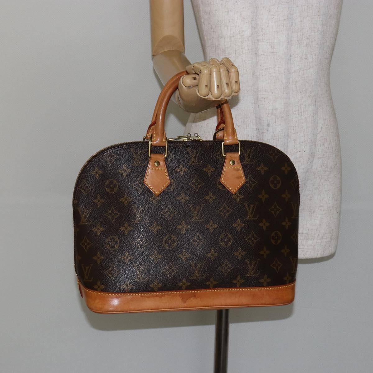 LOUIS VUITTON Monogram Alma Hand Bag M51130 LV Auth 144266
