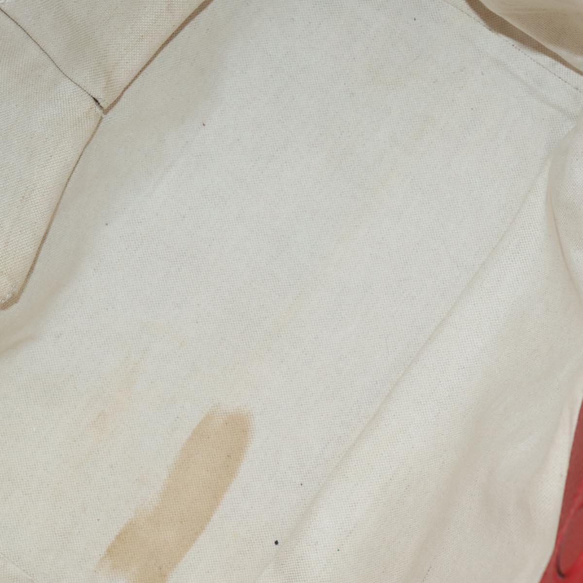 GUCCI Swing Tote Bag Leather Red Gold 354397 Auth 144275