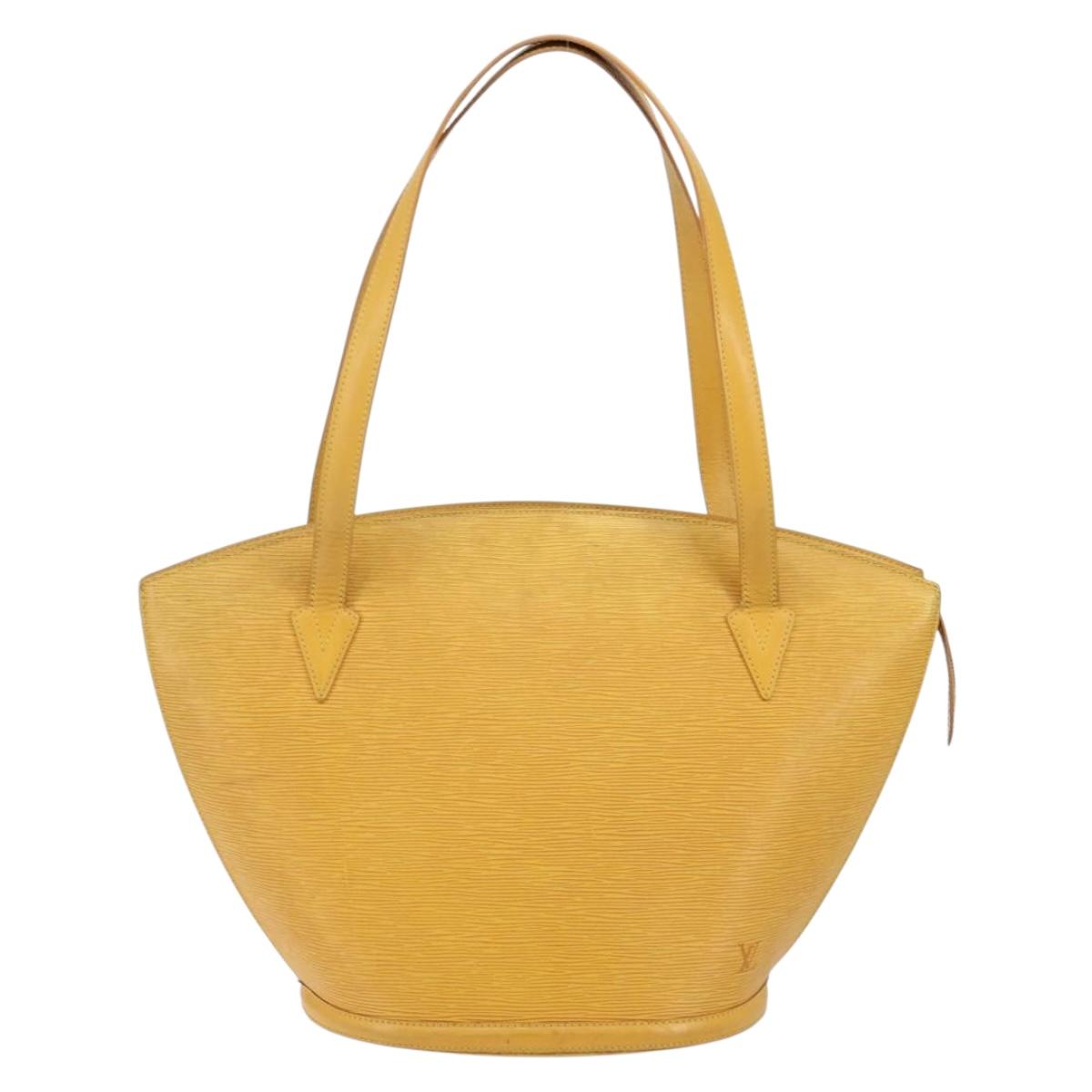 LOUIS VUITTON Epi Saint Jacques Shopping Shoulder Bag Yellow M52269 Auth 144283